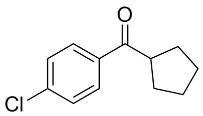 (4-Chlorophenyl)(Cyclopentyl)Methanone Structure