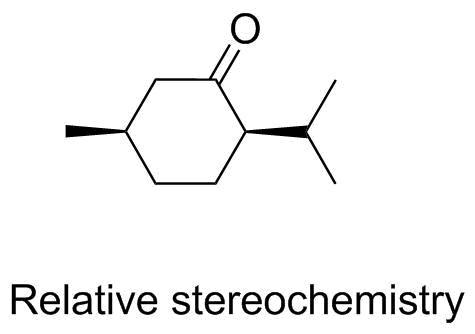 (±)-Isomenthone Structure