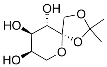 1,2-O-Isopropylidene-Beta-D-Fructopyrase Structure