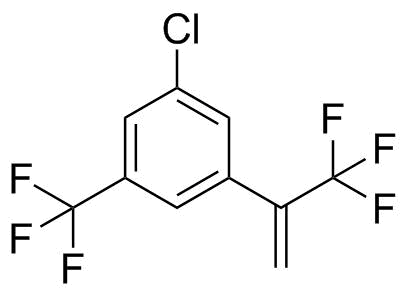 1-Chloro-3-(Trifluoromethyl)-5-(3,3,3-Trifluoroprop-1-En-2-Yl)Benzene Structure