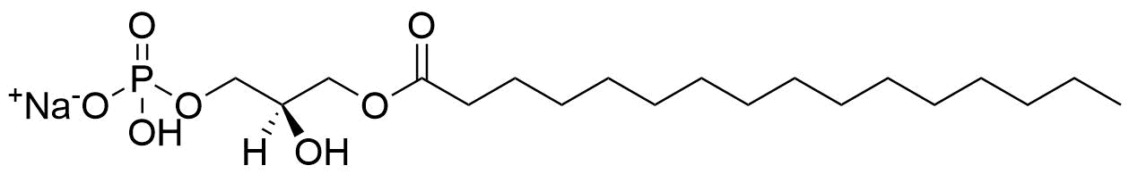 1-Palmitoyl Lysophosphatidic Acid Sodium Structure