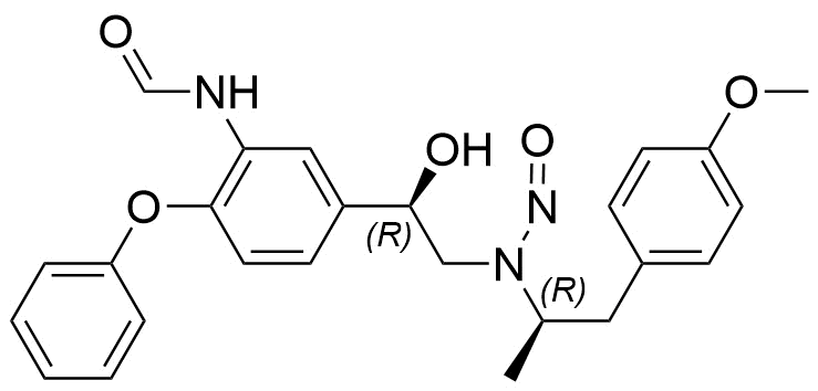 Arformoterol Nitroso Impurity 21 Structure