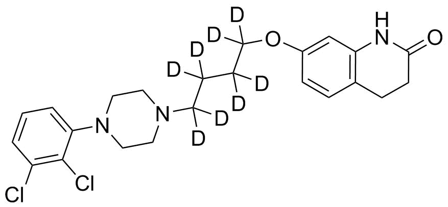 Aripiprazole D8 Structure