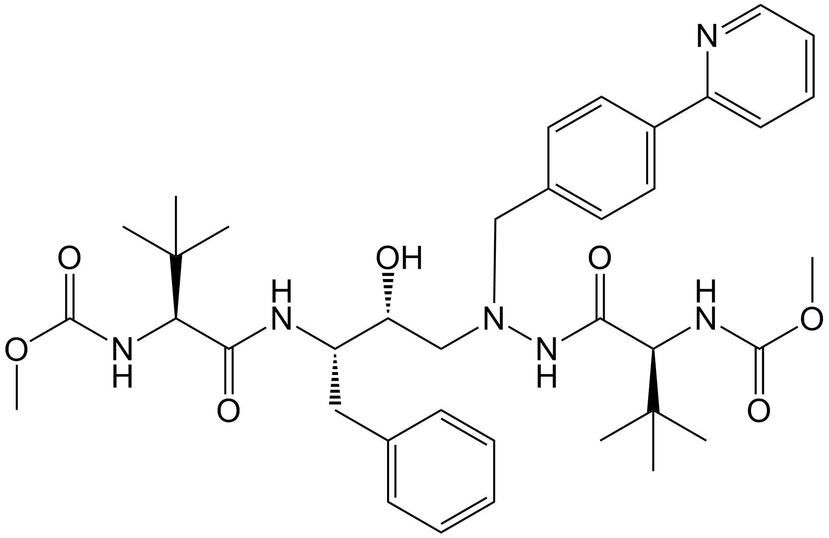 Atazanavir EP Impurity E (Atazanavir S,R,S,S-Diastereomer) Structure