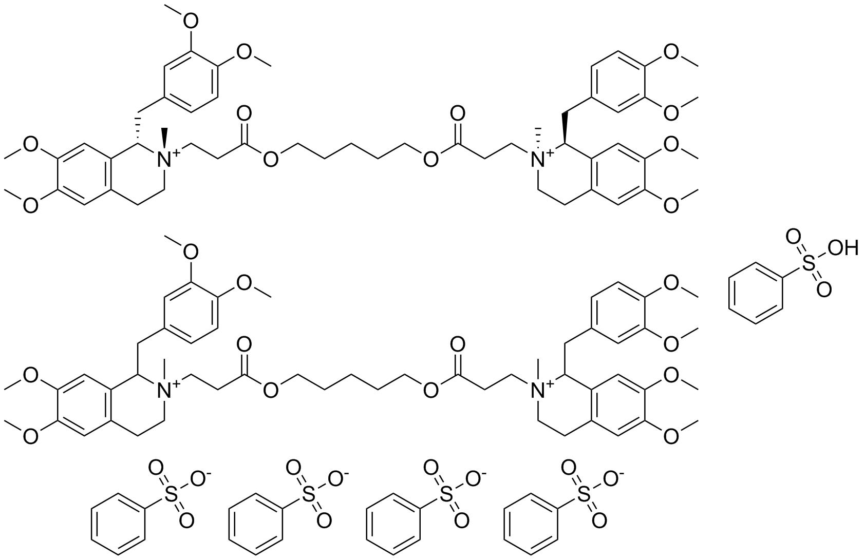 Cisatracurium Besylate Impurity 45 Structure