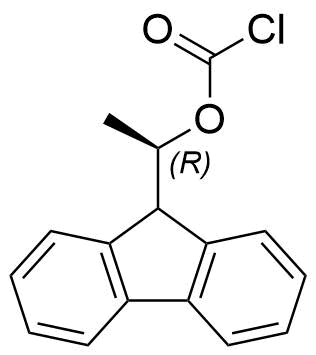 (R)-Fluorenylethylchloroformate Structure