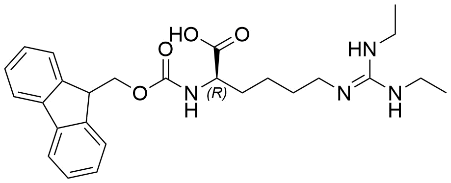 Arginine Impurity 58(Fmoc-D-HomoArg(Et)2-OH・HCl) Structure