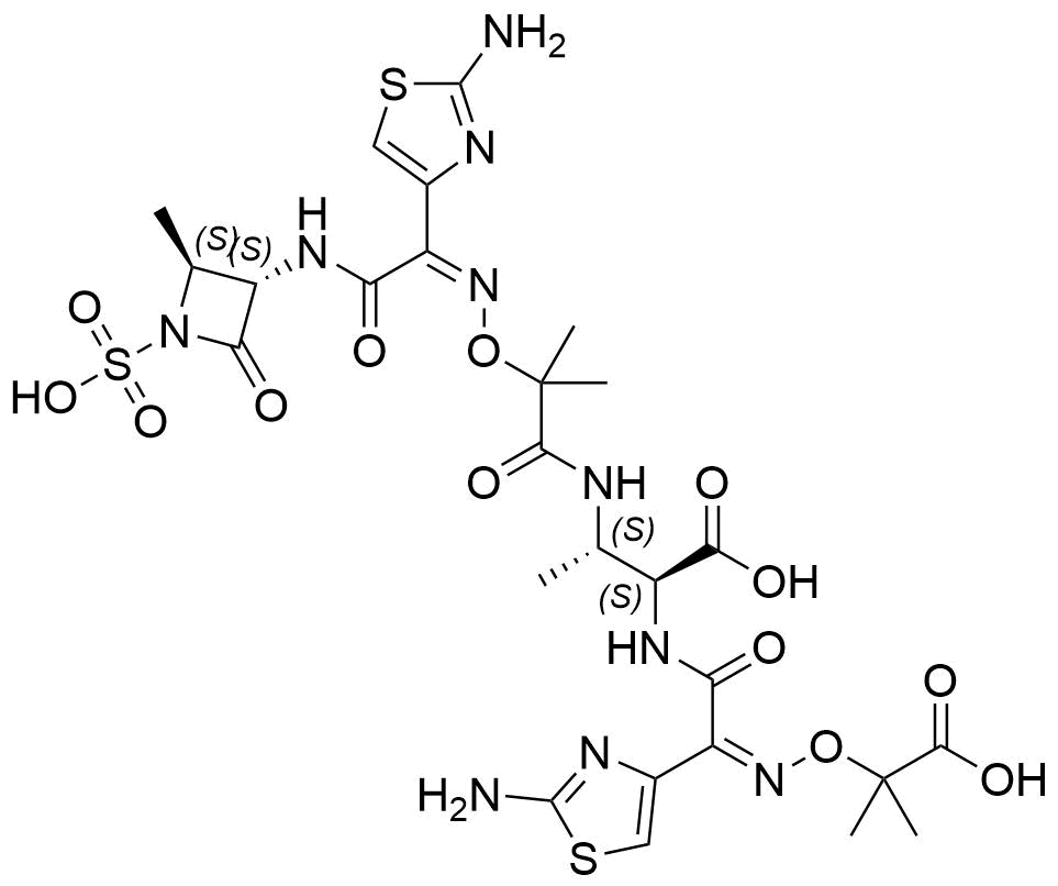 Aztreonam Impurity 47 Structure