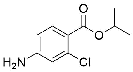 Isopropyl 4-Amino-2-Chlorobenzoate Structure