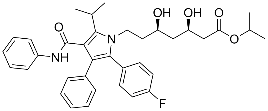 Atorvastatin Isopropyl Ester Structure