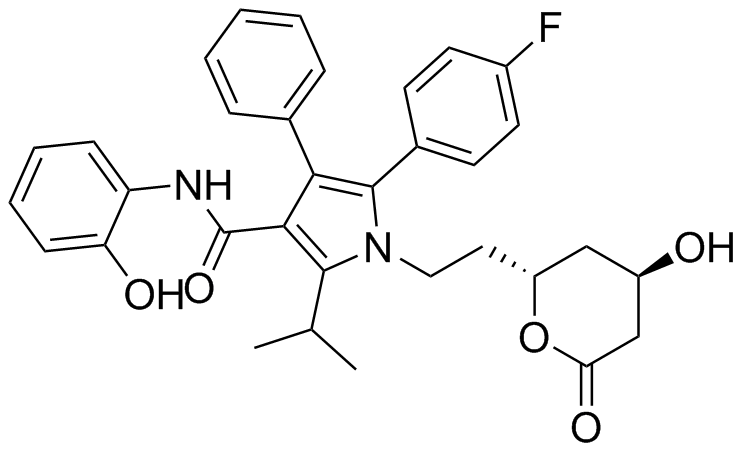 Atorvastatin 2-Hydroxy Lactone Structure