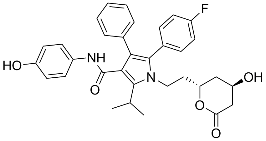 Atorvastatin 4-Hydroxy Lactone Structure