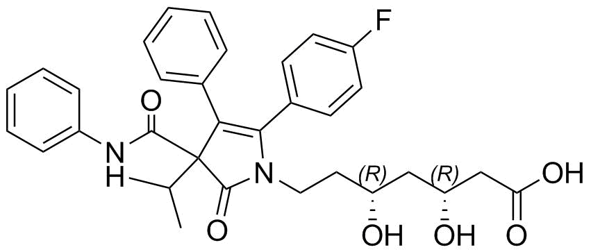 Atorvastatin Impurity 20 (Atorvastatin EP Impurity Q) Structure