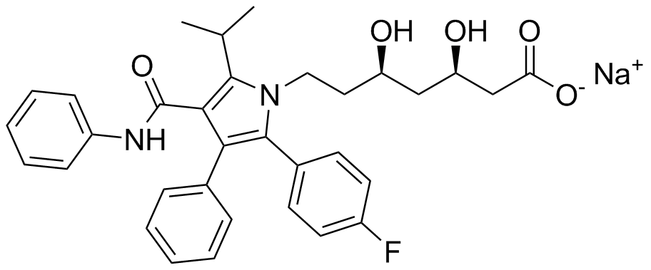 Atorvastatin Sodium Structure