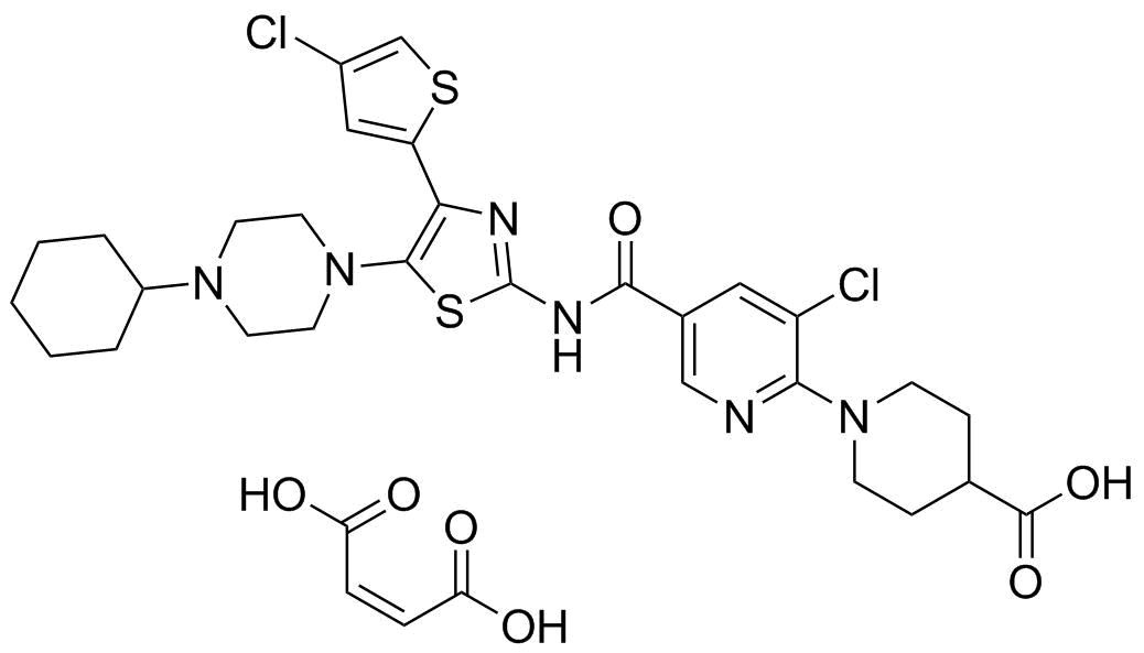 Avatrombopag maleate Structure