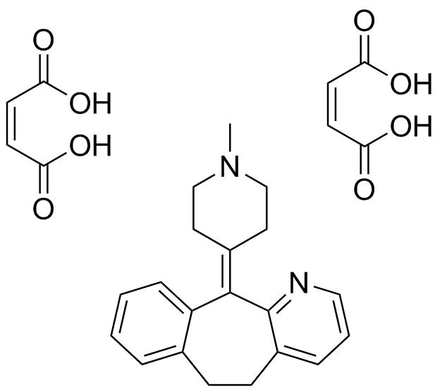 Azatadine Dimaleate Structure