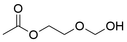 2-(Hydroxymethoxy)Ethyl Acetate Structure