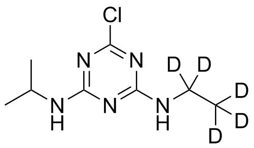 Atrazine-D5 Structure