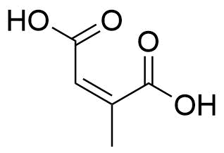 2-Methylmaleic Acid Structure