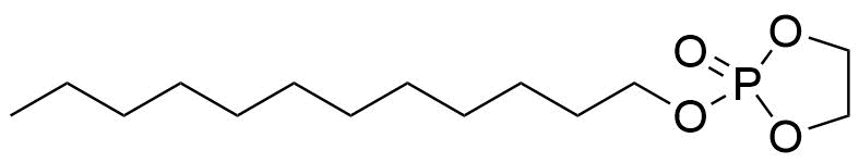 2-(Dodecyloxy)-1,3,2-Dioxaphospholane 2-Oxide Structure
