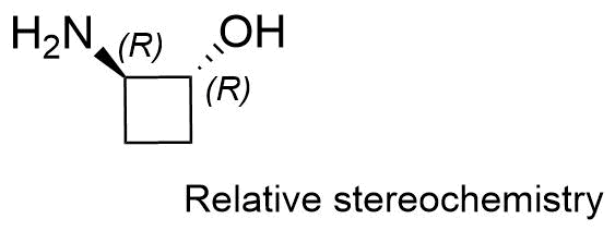 (1R,2R)-2-Aminocyclobutan-1-Ol Structure
