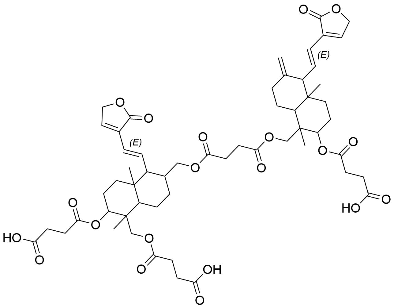 Andrographolide Impurity 11 Structure