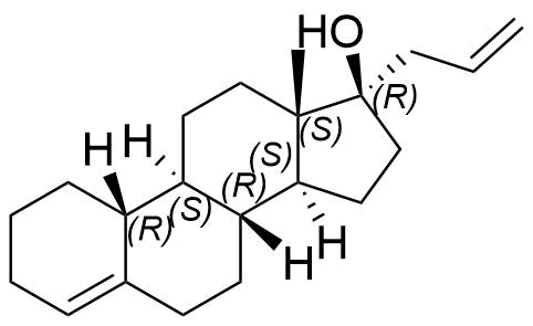 Allylestrenol Structure