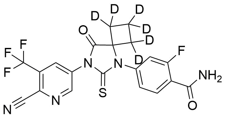 N-Desmethyl Apalutamide-d6 Structure
