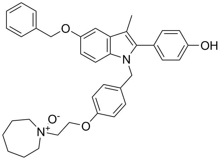 Bazedoxifene Acetate Impurity 6 Structure