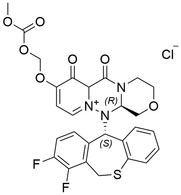Baloxavir Marboxil Impurity 101 Structure
