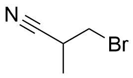 3-Bromo-2-Methylpropanenitrile Structure