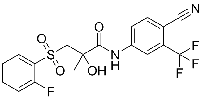 Bicalutamide 2-Fluoro Isomer Structure