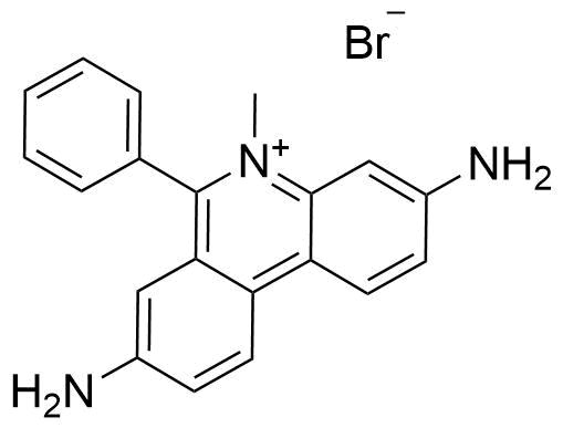 3,8-Diamino-5-Methyl-6-Phenylphenanthridin-5-Ium Bromide Structure