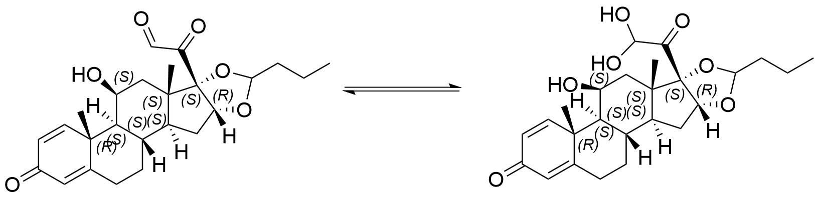 Budesonide EP Impurity D（Mixture Of Diastereomers） Structure