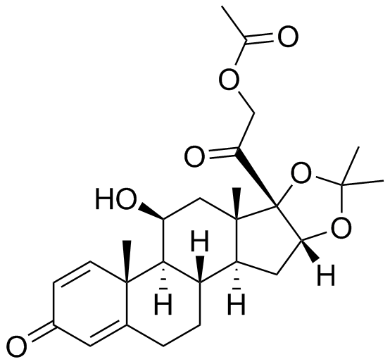 Desonide-21-Acetate Structure