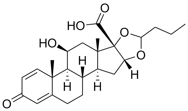 17-Carboxy Budesonide Structure