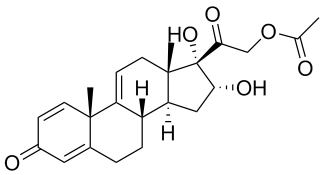 Budesonide Impurity 33 Structure