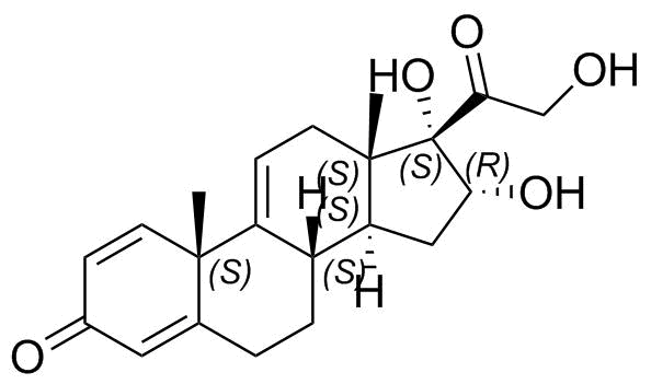 Budesonide Impurity 48 Structure