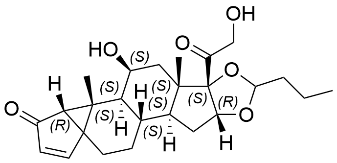 Budesonide Impurity 134 Structure