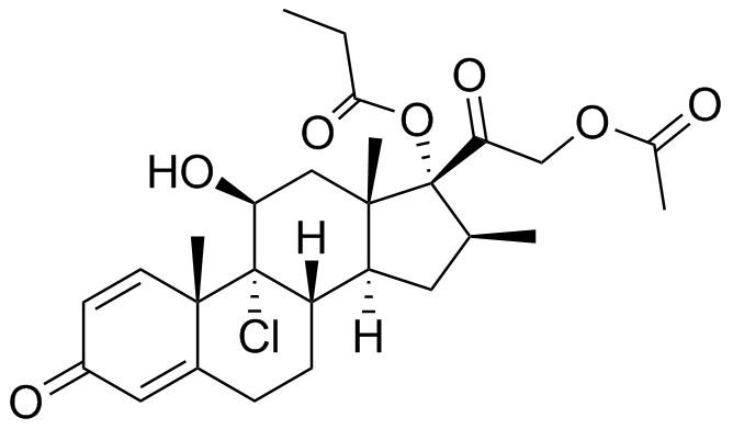 Beclometasone Dipropionate EP Impurity B Structure