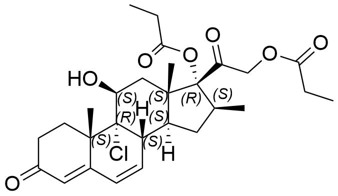 Beclometasone Dipropionate EP Impurity M Structure
