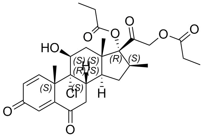 Beclometasone Dipropionate Impurity 25 Structure
