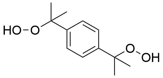 1,4-Bis(2-Hydroperoxypropan-2-Yl)Benzene Structure