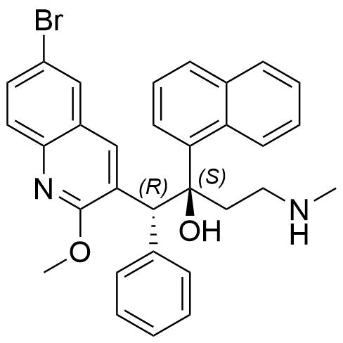 Bedaquiline Fumarate Impurity 15 Structure