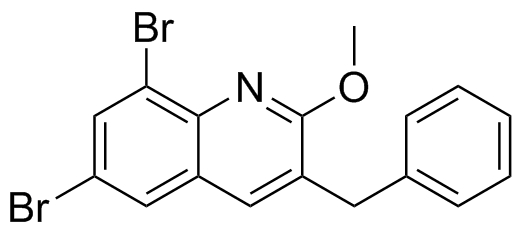 Bedaquiline Fumarate Impurity 18 Structure