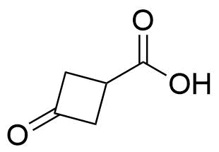 3-Oxocyclobutane-1-Carboxylic Acid Structure