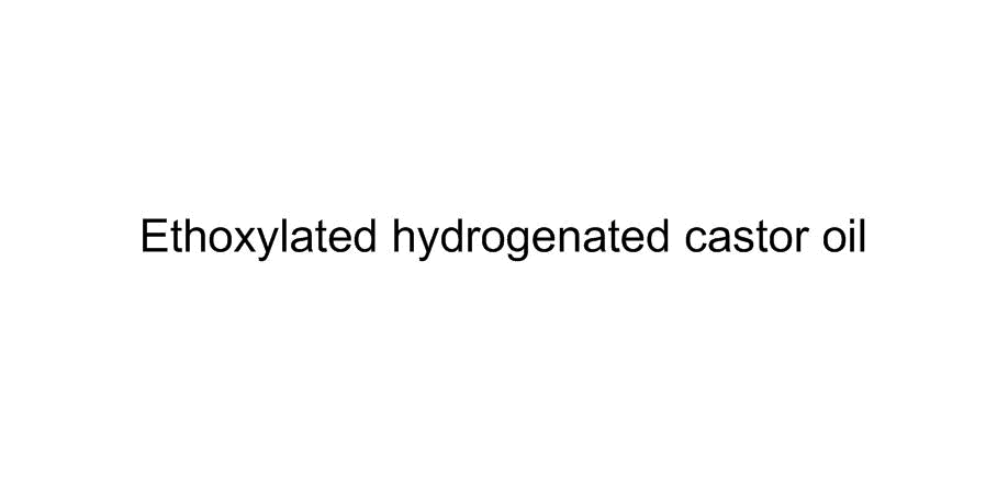 Ethoxylated Hydrogenated Castor Oil Structure