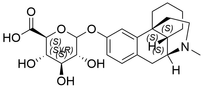 Dextrorphan O-Glucuronide Structure