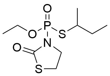 S-(Sec-Butyl) O-Ethyl (2-Oxothiazolidin-3-Yl)Phosphonothioate Structure