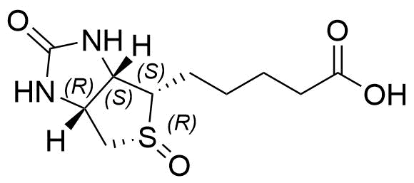 Biotin (R)-Sulfoxide Structure